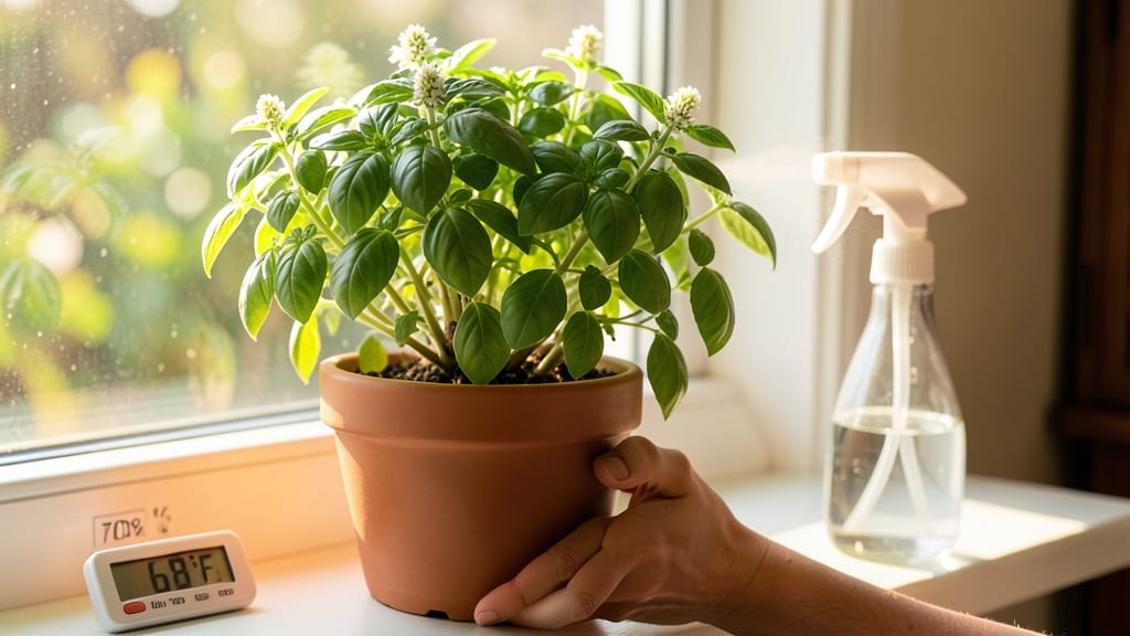 Can You Bring Your Basil Plant Indoors for Winter: Light Needs and Temperature Rules for Survival