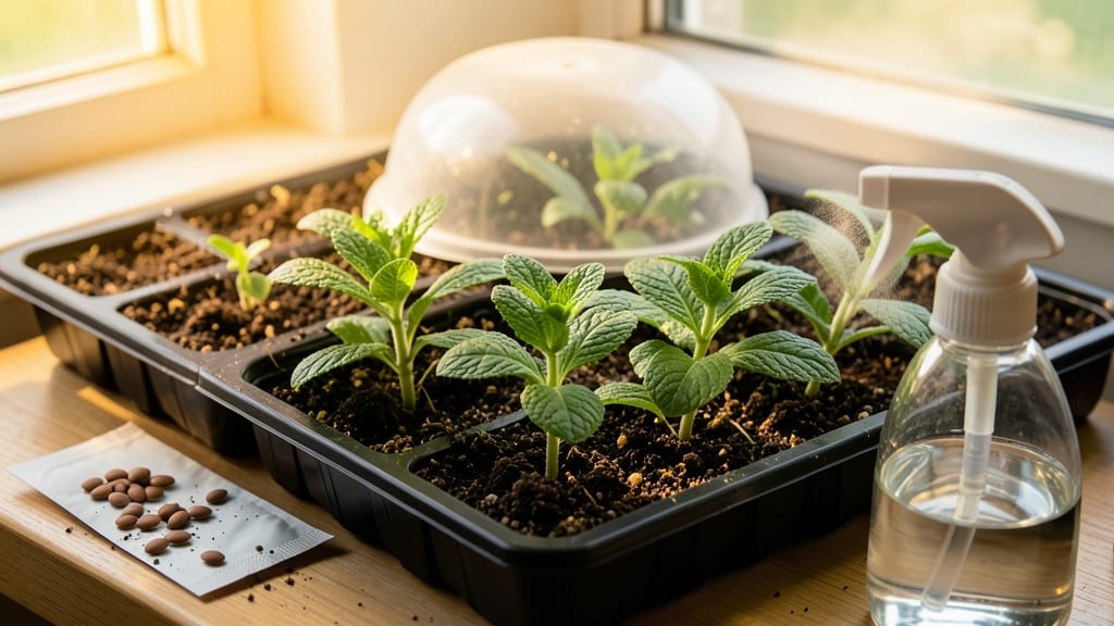 When to Start Mint Seeds Indoors: Frost-Date Calculator for Strong Transplants