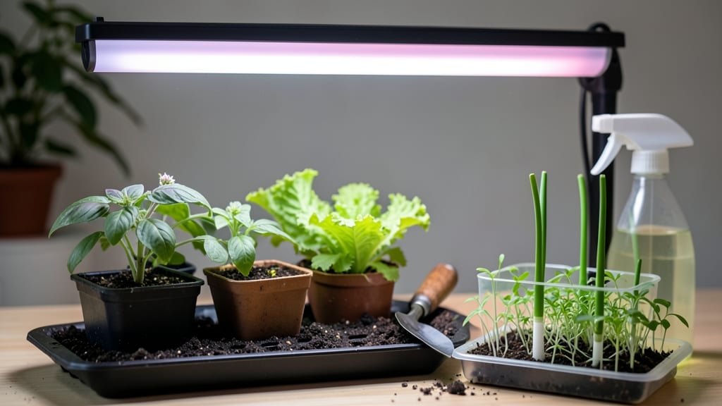 Indoor Vegetable Garden Starter Kit: Fast-Germinating Varieties for Year-Round Harvests