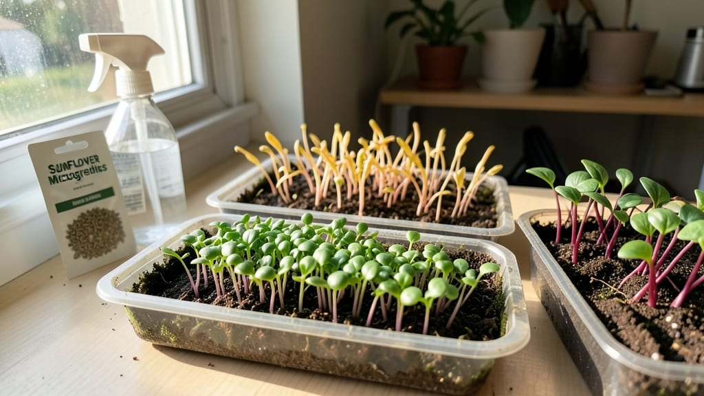 Planting Microgreens Indoors: Fast-Germinating Greens in 7 Days Without Sunlight