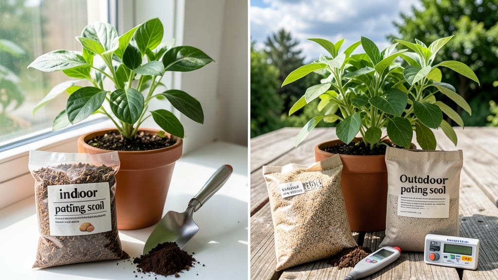 Indoor Potting Soil vs Outdoor Potting Soil: The Key Differences for Thriving Plants
