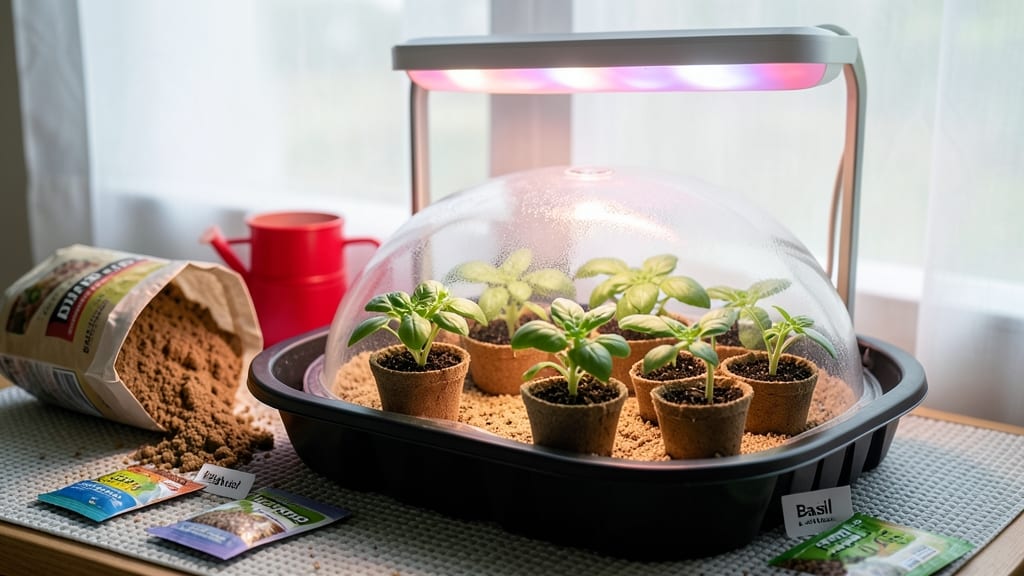 Indoor Seed Starting Kit: All-You-Need Starter for Year-Round Sprouts