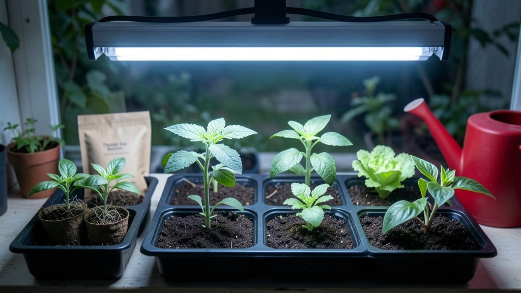 Lights For Starting Seeds Indoors: Grow Light Spectrum Secrets for Fast Germination