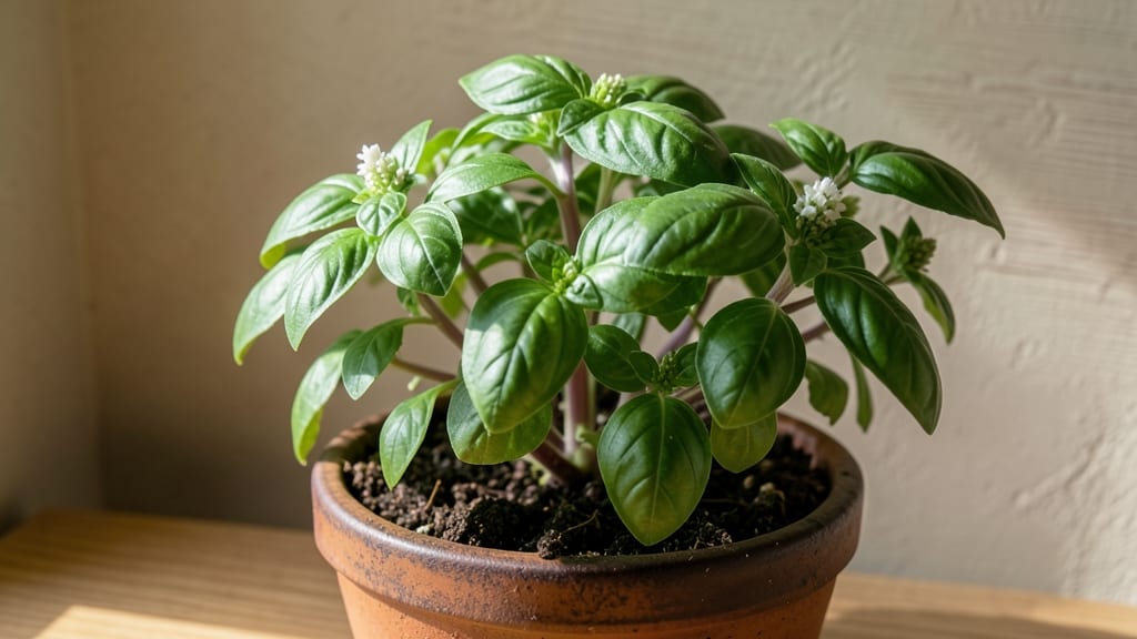 Growing Basil at Home Indoors: Sunlight Hack for Lush, Flavorful Leaves