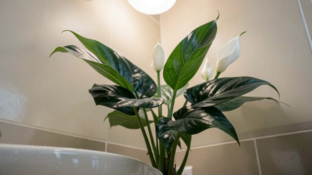 Peace Lily Cleans Air Quietly