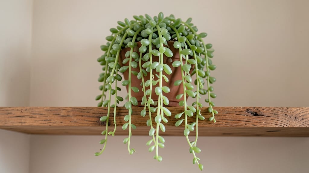 Burro's Tail Succulent with Trailing Vines