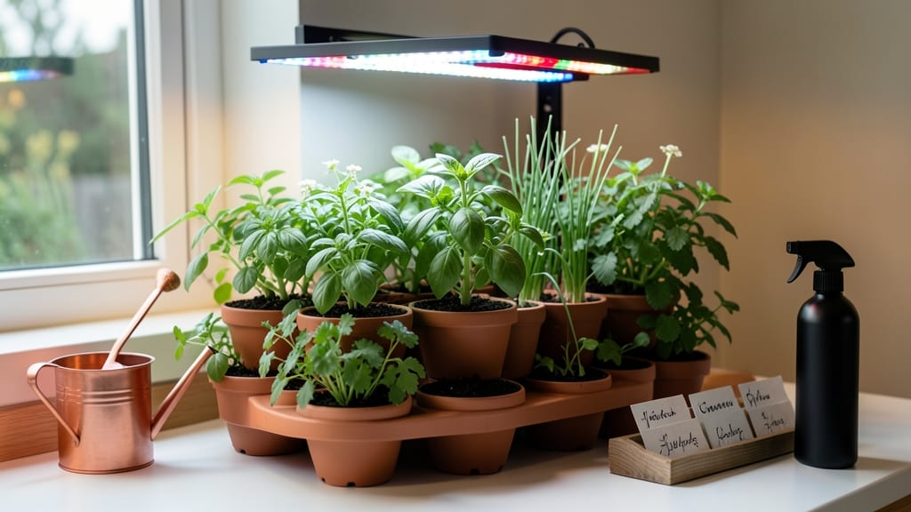 Indoor Herb Grow Lights: Full-Spectrum LED Setup for Lush, Fast Growth