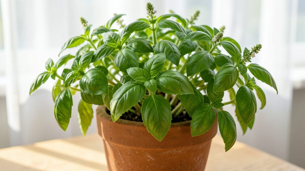 Growing Basil in Pots Indoors: Thriving Herbs With Sunlight Hacks