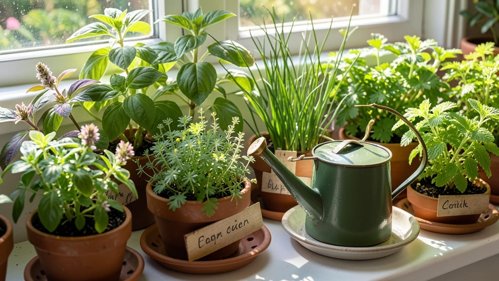 Indoor Herb Garden Windowsill: Fresh Harvests Without Sunlight Struggles