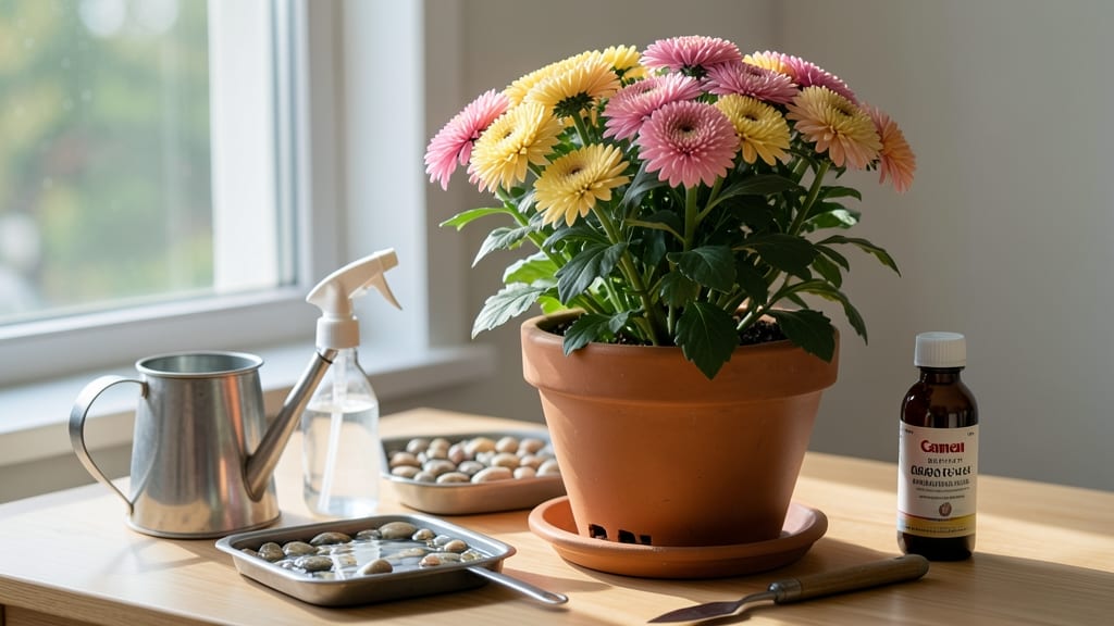 Caring For Mums Indoors: Year-Round Fragrance With Pruning Mastery