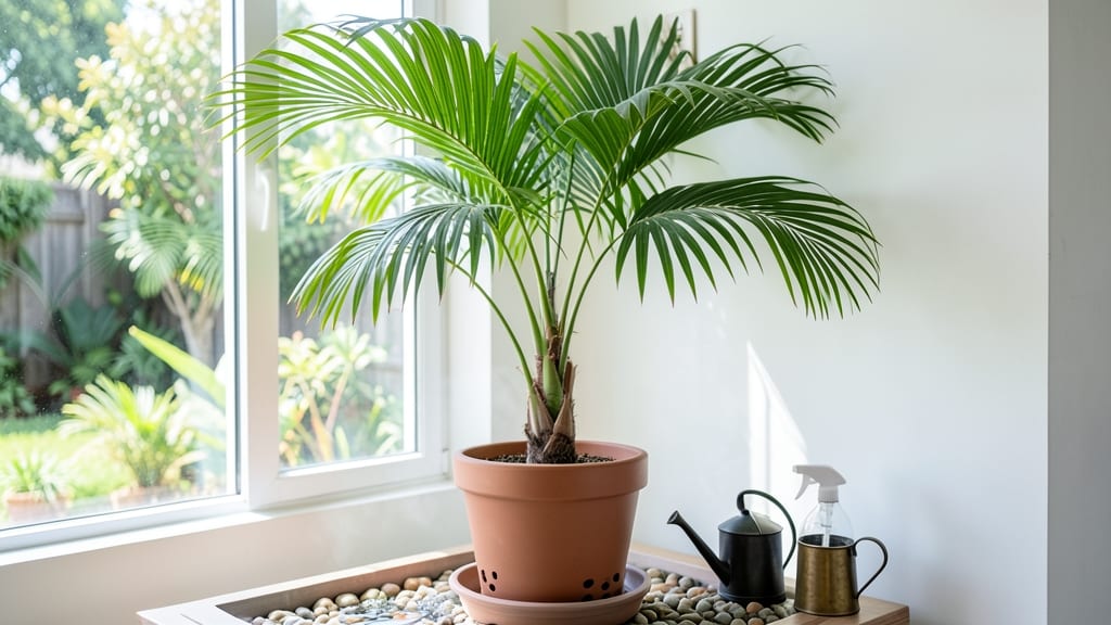 Indoor Majesty Palm Tree: Lush Growth Guide for Low-Light Spaces