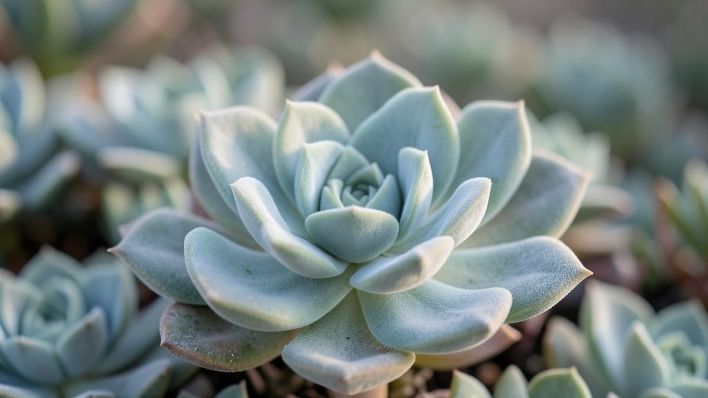 Echeveria Pulvinata with Rosette Clusters