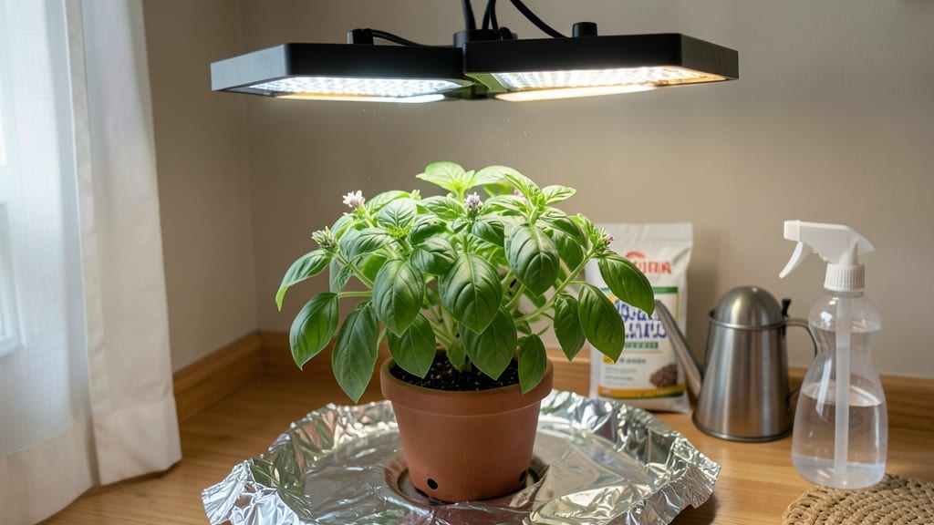 Growing Herbs Indoors Without Sunlight: Thriving Greens With LED Grow Lights
