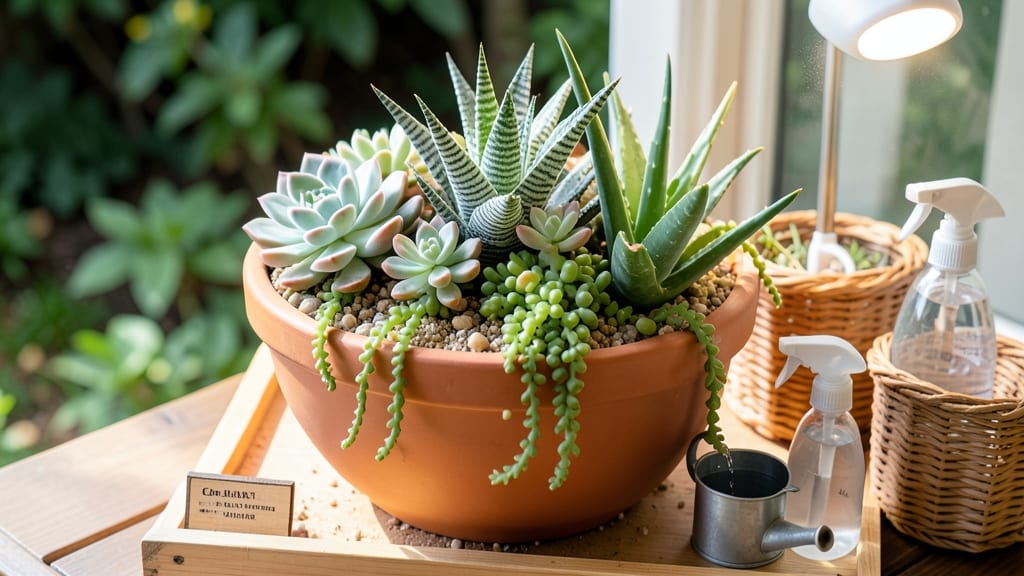 Indoor Succulent Arrangement Ideas: Low-Maintenance Vertical Elegance for Any Space