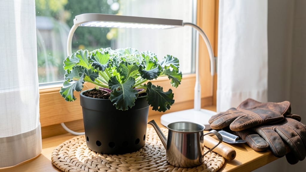 Growing Kale Indoors: Lush Harvests With Just 4 Hours of Light Daily
