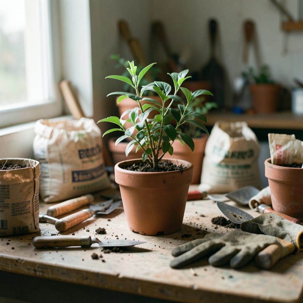 About Indoor Potting