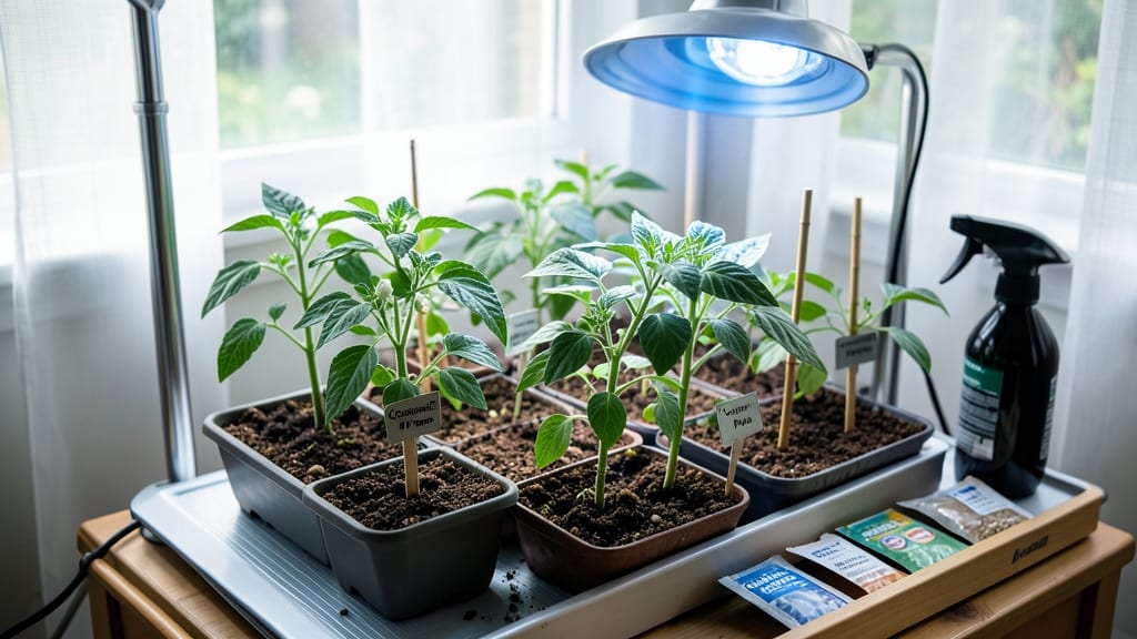 When to Start Hot Pepper Seeds Indoors: Frost-Date Formula for Strong, Early Transplants