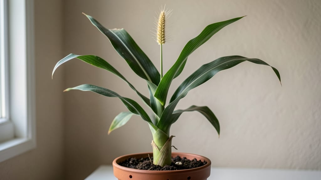 Tall Indoor Corn Plant: Towering Elegance With Pruning Precision