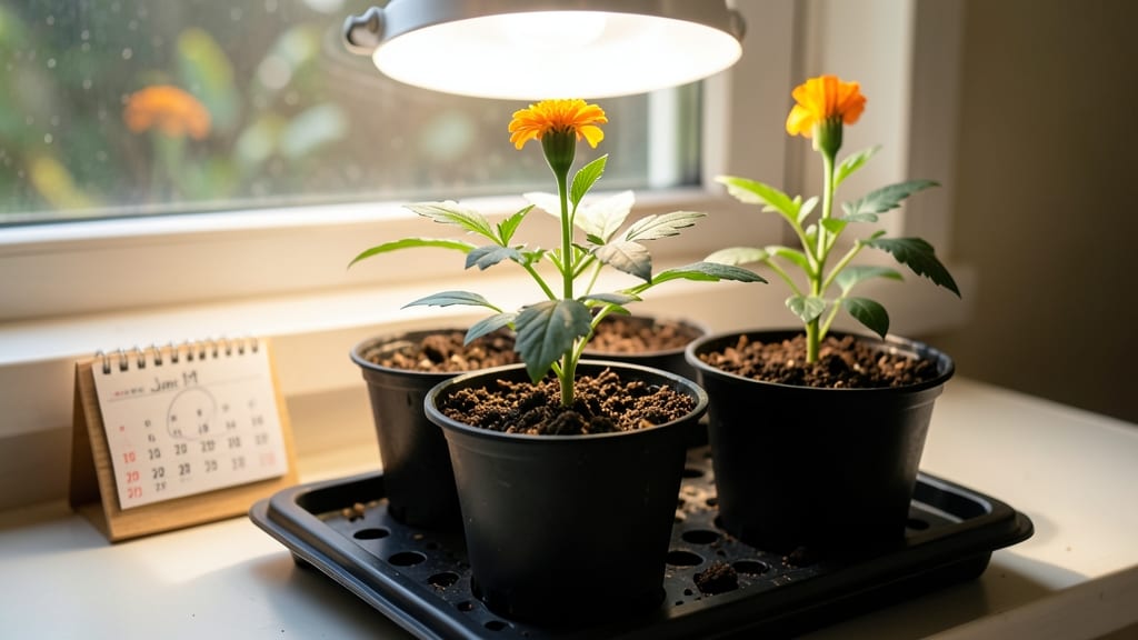 When to Start Marigolds Indoors: Frost-Date Formula for Faster Blooms
