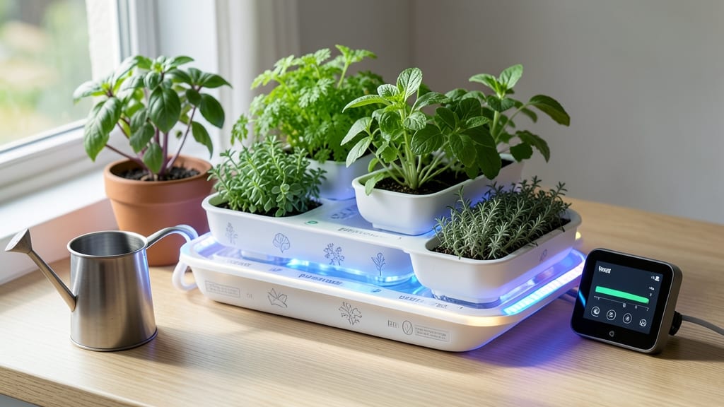 Smart Indoor Herb Garden Kit: Year-Round Freshness Without Sunlight Struggles