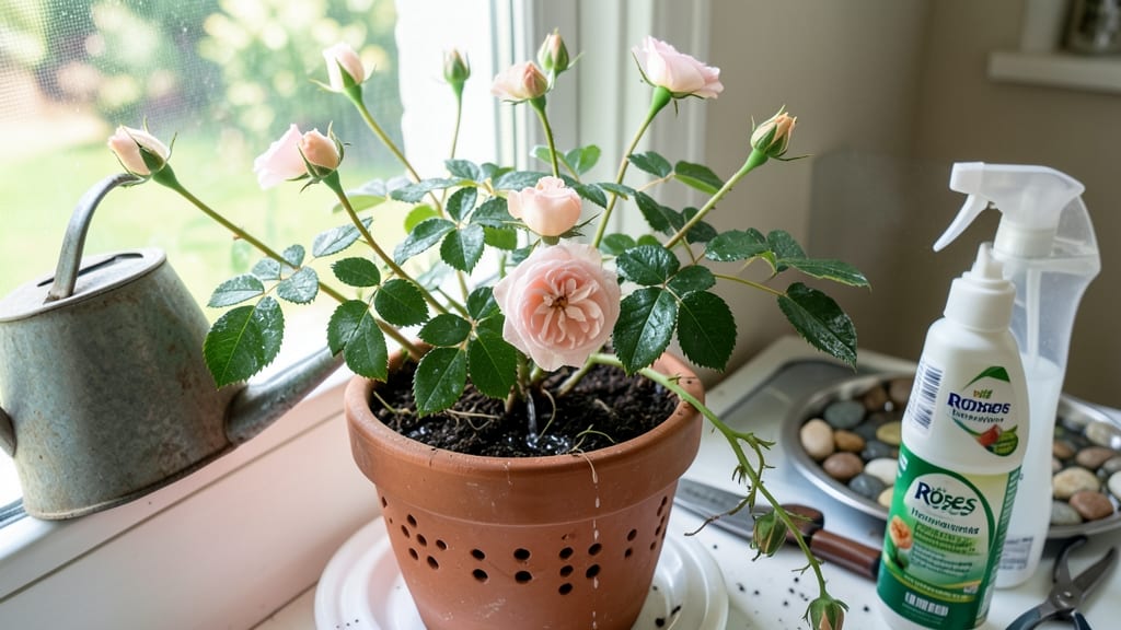 How to Keep Indoor Roses Alive: Light, Water, and Pruning Secrets for Year-Round Blooms