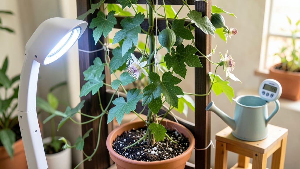 Can You Grow Passion Fruit Indoors: Light, Support, and Pollination Hacks