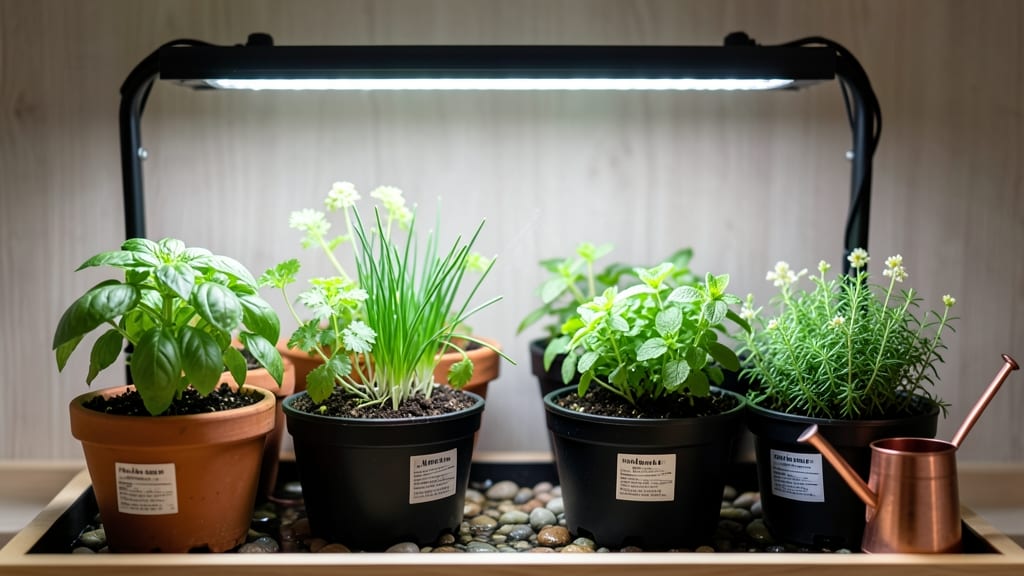 Growing Herbs Indoors With Grow Lights: Lush Harvests in 6 Weeks