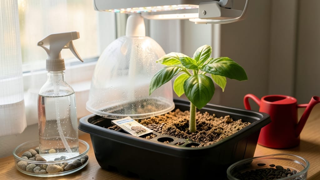 How to Grow Basil From Seed Indoors: Sunny Windowsill Success in 3 Weeks